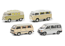 Lade das Bild in den Galerie-Viewer, Set VW Camping Bus 1:43