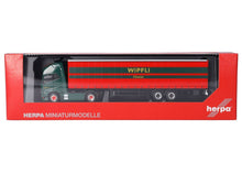 Lade das Bild in den Galerie-Viewer, Volvo FH GL XL Electric Gardinenplanen-Sattelzug Wipfli 1:87