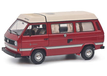Lade das Bild in den Galerie-Viewer, Volkswagen T3a Westfalia Joker mit Faltdach, dunkelrot 1:18