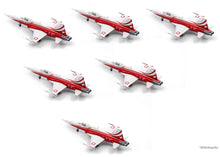 Lade das Bild in den Galerie-Viewer, Tiger F-5E Geschenkset mit 6 Modellen Patrouille Susisse 1:200