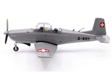 Lade das Bild in den Galerie-Viewer, Pilatus P-3 A-801 Museum Dübendorf inkl. Chromständer 1:72