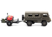 Lade das Bild in den Galerie-Viewer, Steyr Puch Pinzgauer 710 4x4 Schweizer Armee mit Motorspritze 1:43
