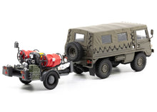Lade das Bild in den Galerie-Viewer, Steyr Puch Pinzgauer 710 4x4 Schweizer Armee mit Motorspritze 1:43