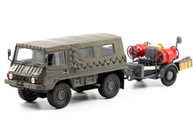 Lade das Bild in den Galerie-Viewer, Steyr Puch Pinzgauer 710 4x4 Schweizer Armee mit Motorspritze 1:43