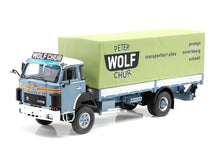 Lade das Bild in den Galerie-Viewer, SAURER D250B Pritsche Plane Wolf Chur