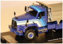 Lade das Bild in den Galerie-Viewer, Saurer D330B 6x6 Kipper Messe blau 1:50
