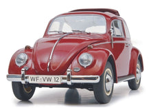 Lade das Bild in den Galerie-Viewer, VW Käfer Faltdach rot 1:18