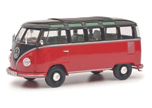Lade das Bild in den Galerie-Viewer, VW T1b Samba schwarzbraun / dunkelrot 1:32