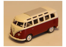 Lade das Bild in den Galerie-Viewer, VW T1 Sambabus  purpurrot/cremeweiss
