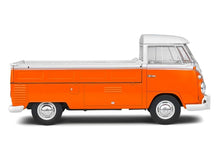 Lade das Bild in den Galerie-Viewer, VW T1 Pritsche orange/weiss 1:18