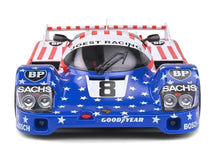 Lade das Bild in den Galerie-Viewer, Porsche 956 blau/rot 8 1:18