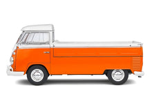 Lade das Bild in den Galerie-Viewer, VW T1 Pritsche orange/weiss 1:18