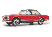 Lade das Bild in den Galerie-Viewer, Mercedes-Benz 280 SL Pagode rot-schwarz 1:18
