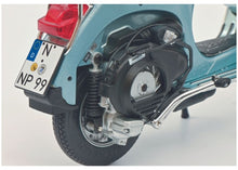 Lade das Bild in den Galerie-Viewer, Motorrad PX 125 70 Years blau met 1:10