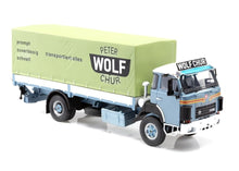 Lade das Bild in den Galerie-Viewer, SAURER D250B Pritsche Plane Wolf Chur 1:43