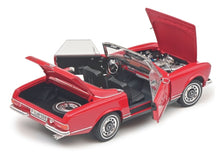 Lade das Bild in den Galerie-Viewer, Mercedes-Benz 280 SL Pagode rot-schwarz 1:18