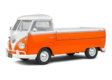 Lade das Bild in den Galerie-Viewer, VW T1 Pritsche orange/weiss 1:18
