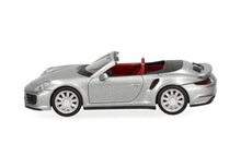 Lade das Bild in den Galerie-Viewer, Porsche 911 (991) Turbo Cabrio, dolomitsilber 1:87
