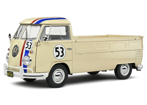 VW T1 Pick up  Racer 53 weiss 1:18