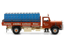 Lade das Bild in den Galerie-Viewer, Saurer S4C Pritsche Strebel Feldschlösschen  1:87

