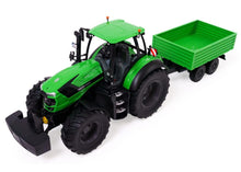 Lade das Bild in den Galerie-Viewer, Carson Deutz-Fahr 8280 TTV mit Anhänger 100% RTR 1:16
