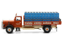 Lade das Bild in den Galerie-Viewer, Saurer S4C Pritsche Strebel Feldschlösschen  1:87

