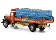 Lade das Bild in den Galerie-Viewer, Saurer S4C Pritsche Strebel Feldschlösschen  1:87
