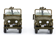 Lade das Bild in den Galerie-Viewer, Set mit 2 Jeep PAK58-Panzer Abwehr Kompanie-BAT  1:87 
