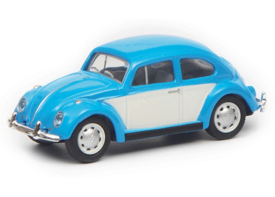 VW Käfer blau/weiss