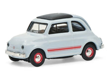 Lade das Bild in den Galerie-Viewer, Fiat 500 Sport blau/grau 1:87
