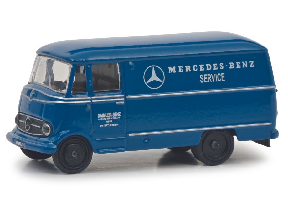Mercedes Benz L319 Kasten blau 1:87