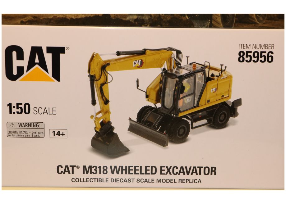 Cat M318 Wheeled Excavator 1:50 – Technikwelt